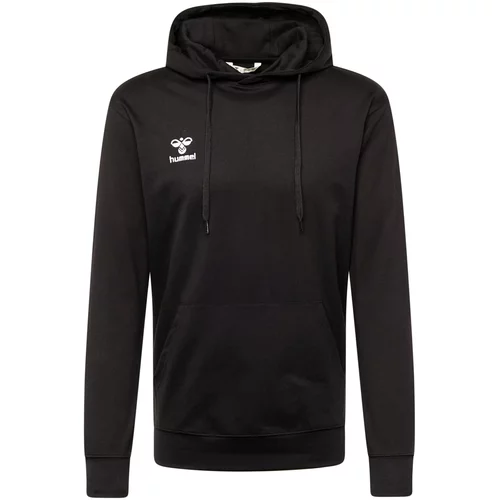 Hummel Sportska sweater majica 'GO 2.0' crna / bijela