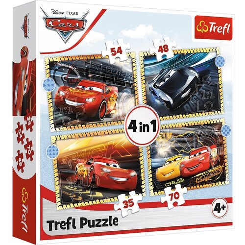 Trefl puzzle 4u1 Ready To Race Cene