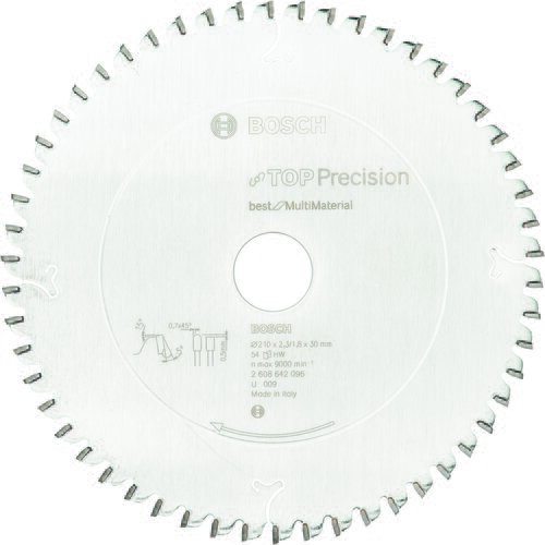 Bosch List kružne testere Top Precision Best for Multi Material 210 x 30 x 2,3 mm, 54 2608642096, 210 x 30 x 2,3 mm, 53 Cene