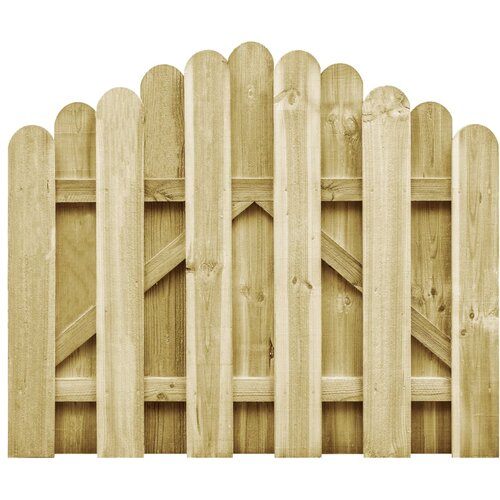  Vrtna vrata od impregnirane borovine 100 x 75 cm Cijene