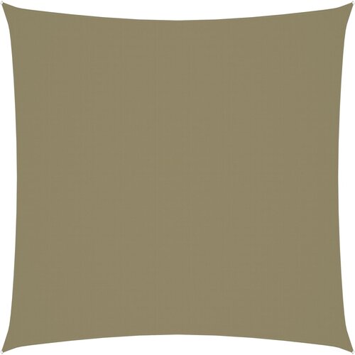 vidaXL Senčno jadro oksford blago kvadratno 5x5 m bež Cene