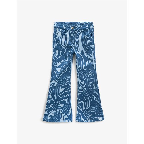 Koton Pants - Blue - Relaxed Slike