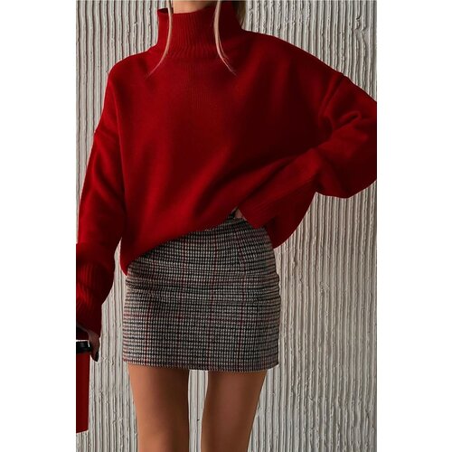Madmext Sweater - Red - Regular fit Cene