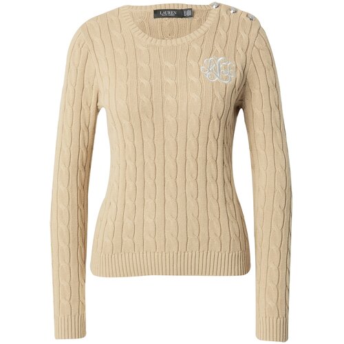 Polo Ralph Lauren Pulover boja devine dlake (camel) / bijela Slike