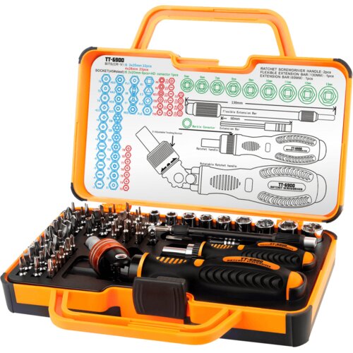 Toman Set orodja, profesionalni komplet, 69 kos - TT-6900 Slike