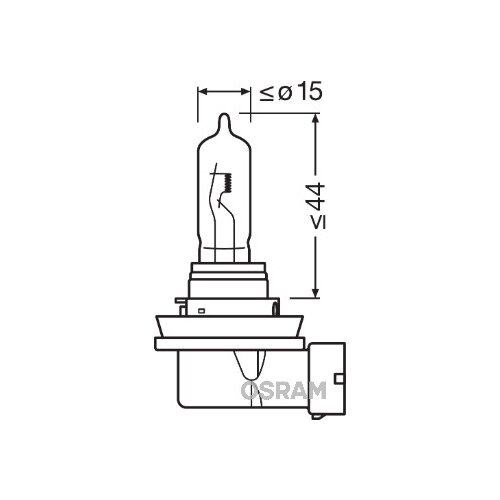 Osram žarnica H9 65W PGJ19-5 Slike