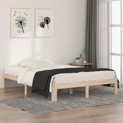Furnova Posteljni okvir iz trdnega lesa 135x190 cm, (21934201) Furnova Posteljni okvir iz trdnega lesa 135x190 cm, (21934201)