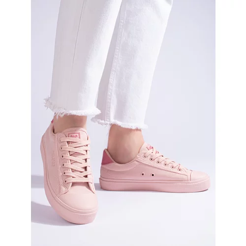 Big Star Women's pink sneakers LL274095
