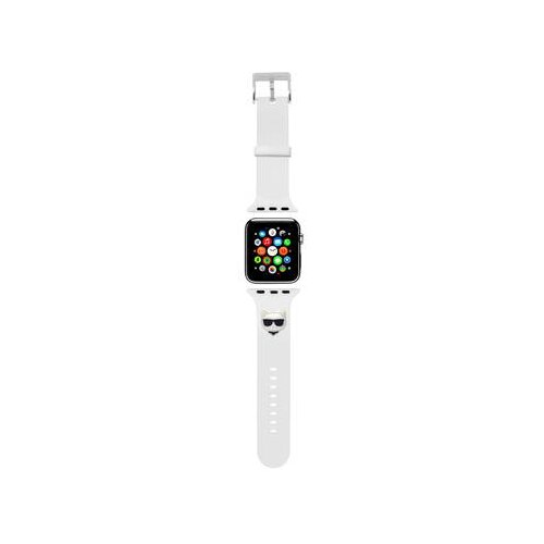  pašček za uro karl lagerfeld klawlslcw za apple watch 42 / 44 / 45 mm - choupettes head bel Cene