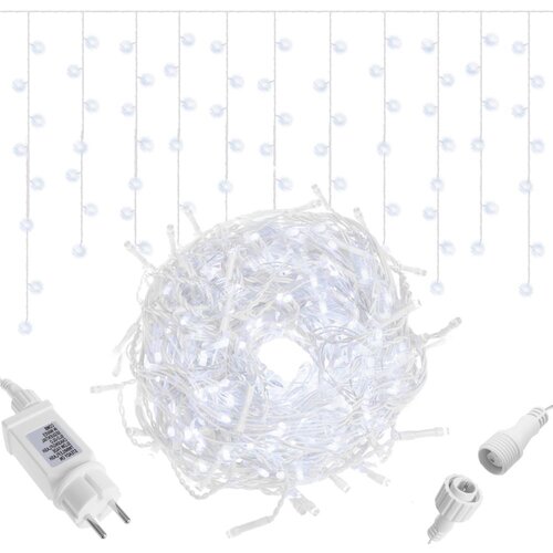  Svjetlosna zavjesa u obliku ledenih siga s 500 LED lampica Slike
