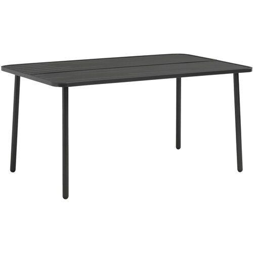  Vrtni stol tamno sivi 150 x 90 x 72 cm čelik Cene