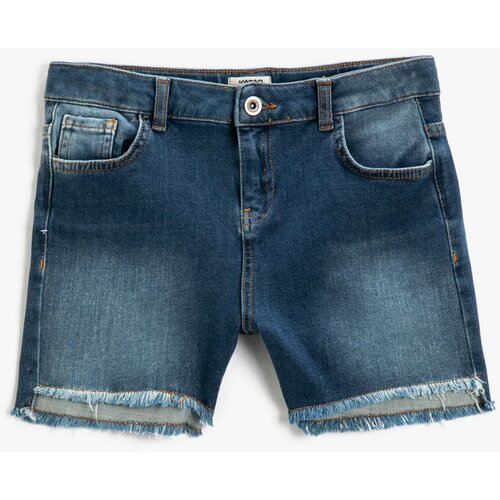 Koton Shorts - Blue - Normal Waist Slike