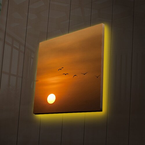 Wallity Zidna slika sa LED osvetljenjem 2828DACT-52, 28x28 cm Cene