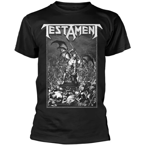 Testament Majica Pitchfork Horns Unisex Black XL