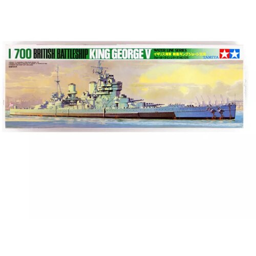Tamiya 1:700 British Battleship King George V Water Line Series Cene