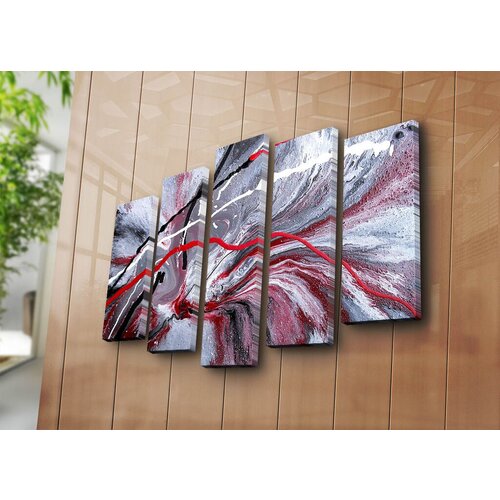 Wallity slika 5PATK-98, 70 x 105 cm, 5 delova Cene