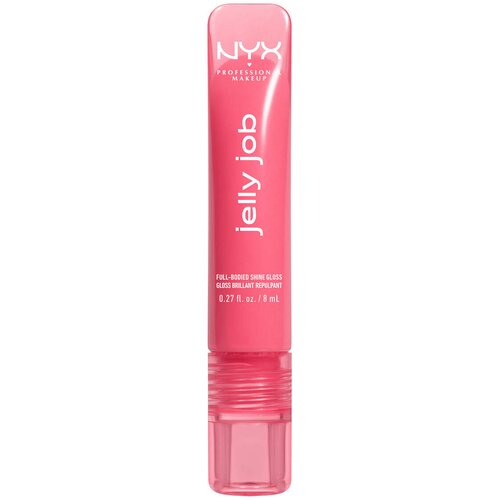 NYX Professional Makeup Jelly Job svetleči sijaj za ustnice z učinkom povečanja odtenek Jelly Blushin 7.5 ml Slike
