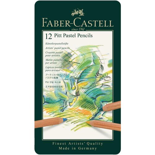 Faber-Castell Barvice Pitt Pastel, 12 kosov Slike