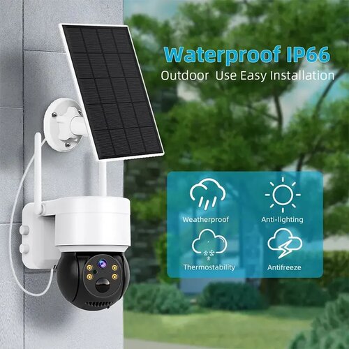 Solarna WIFI Kamera Za Video Nadzor 4MP Cene