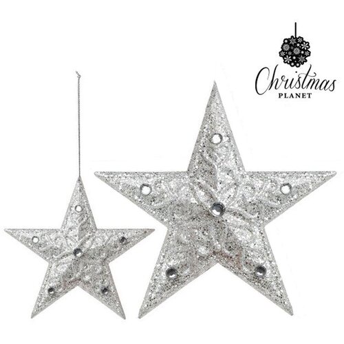 Christmas Planet Christmas bauble 8179 (10 cm) Srebrna Slike