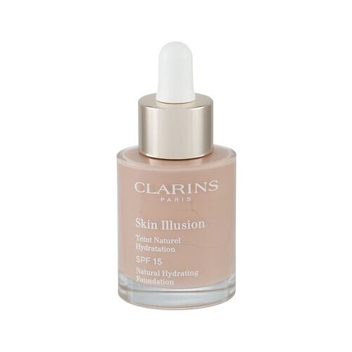 Clarins skin illusion natural hydrating SPF15 vlažilna podlaga z uv filtrom 30 ml odtenek 109 wheat Slike