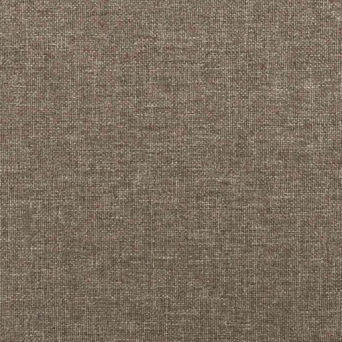 VidaXL Krevet s oprugama i madracem smeđesivi 120 x 190 cm od tkanine Slike