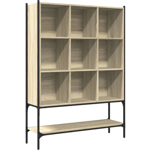 Maison Chic Knjižna omara - Knjižni regal sonoma hrast 102x30x141,5 cm inženirski les, (21726308) Cene