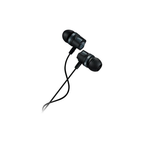 Canyon EP-3 stereo earphones with microphone, dark gray, cable length 1.2m, 21.5*12mm, 0.011kg Slike