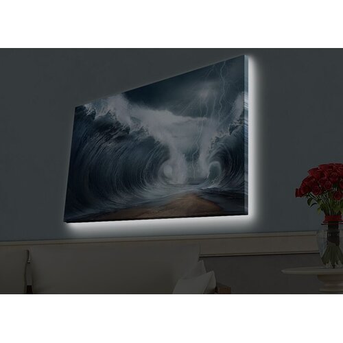 Wallity Zidna slika sa LED osvetljenjem 4570HDACT-042, 45x70 cm Cijene