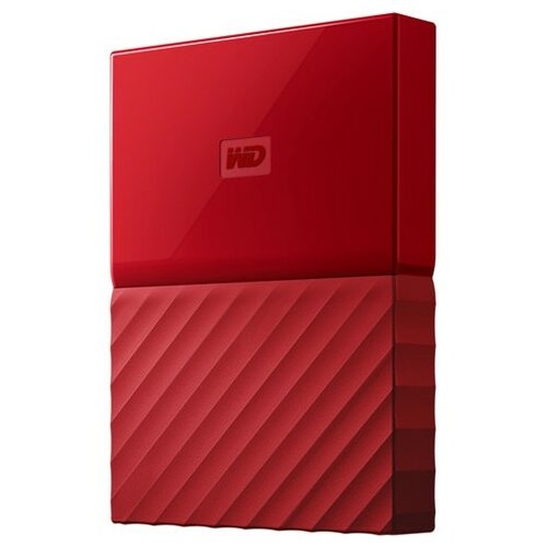 Western Digital 3TB MY Passport (WDBYFT0030BRD-WESN) Crveni eksterni hard disk Slike
