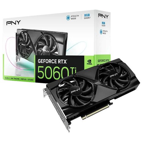 Pny grafična kartica Dual Fan, GeForce RTX 5060 Ti, 8GB, GDDR7, VCG5060T8DFXPB1 Cene