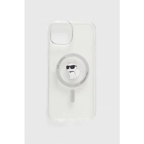 Karl Lagerfeld Etui za telefon iPhone 15 Plus / 14 Plus 6.7" prozorna barva