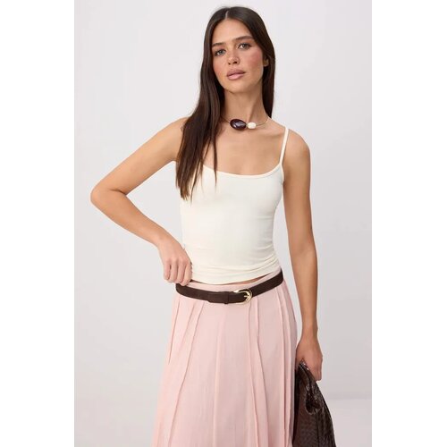 Trendyol ženski top Twoss26Al00086, ecru Slike