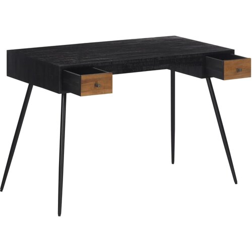 Maison Chic Pisalna miza - pisarni&amp;scaron;ka miza - Računalni&amp;scaron;ka miza 117x56,5x75 cm trdna predelana tikovina, (21785247) Slike
