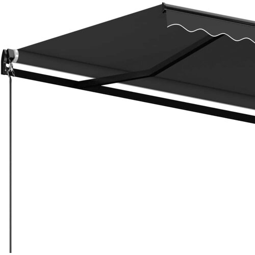 Tenda na ručno uvlačenje 450 x 350 cm antracit Slike