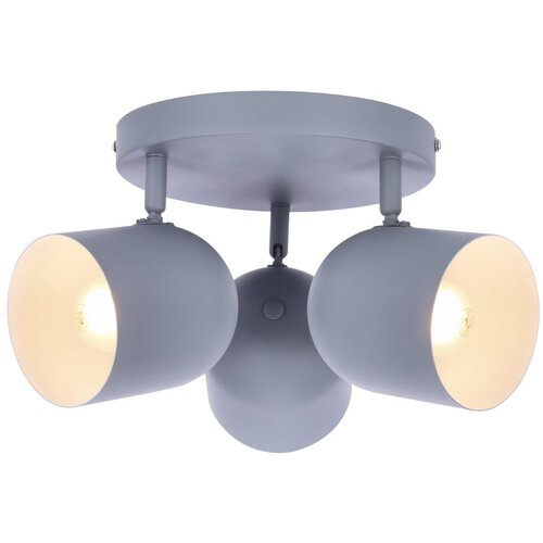 Candellux Lighting svetlo modra stropna svetilka s kovinskim senčilom 32x32 cm azuro Slike