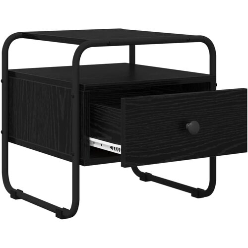  Noćni ormar Crni hrast 40 x 39 5 x 40 cm Konstruirano drvo - Crni hrast 1 Slike