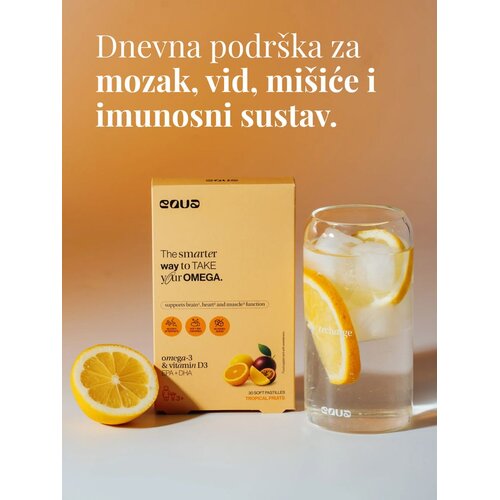 Equa Omega-3 pastile, za svakodnevnu podr&amp;scaron;ku mozgu, srcu, imunitetu, 30 komada Slike
