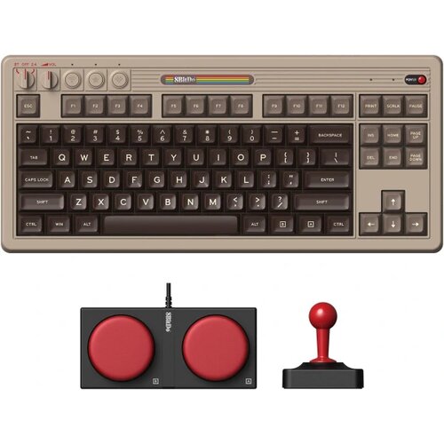 8BitDo Bežična tastatura Retro 87/mehanička/ Commodore 64 Edition + Dual Super Buttons + Super Stick Cene