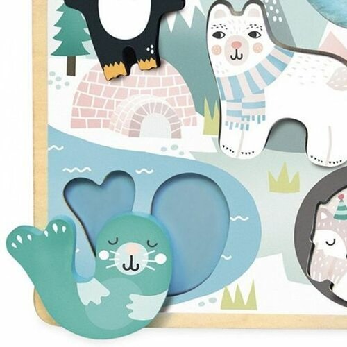 Vilac Taktilne puzzle – polarne životinje Cene