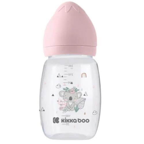 Kikka Boo boca za hranjenje 260ml,savanna pink Cijene