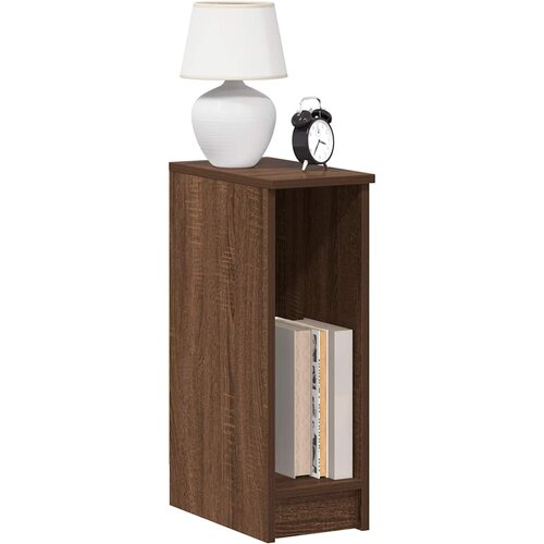 vidaXL Noćni ormarić s ladicom smeđi hrast 20x36x60 cm Cijene