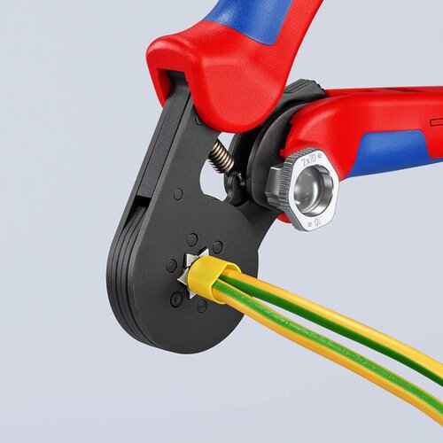 Knipex samopode&amp;scaron;avajuća krimp kle&amp;scaron;ta za hilzne 0,08-10mm? u blister pakovanju ( 97 53 14 SB ) Slike
