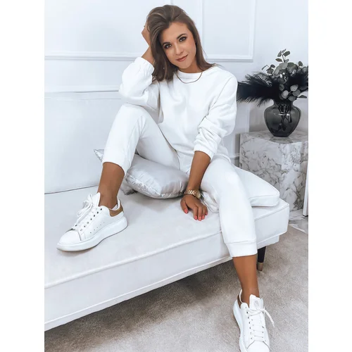 DStreet Komplet damski dresowy ARIELLA PREMIUM biały DStreet Komplet damski dresowy ARIELLA PREMIUM biały