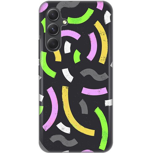  torbica silikonska print za samsung A546B galaxy A54 5G happy lines gray Cene