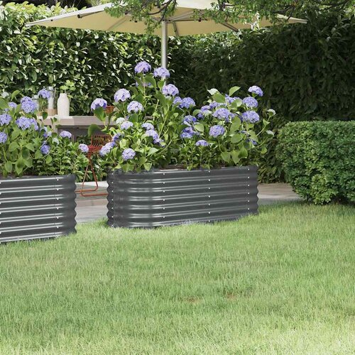  Povi&scaron;ena vrtna gredica od pocinčanog čelika 114 x 40 x 36 cm antracit Cijene
