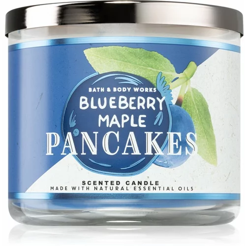 Bath & Body Works Blueberry Maple Pancakes dišeča sveča 411 g