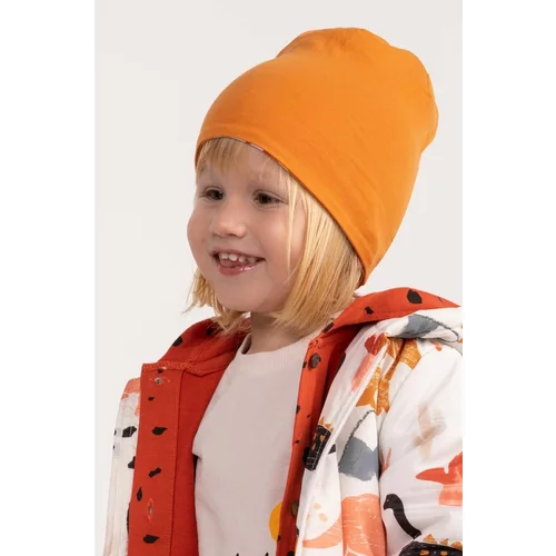 Coccodrillo Dječja dvostrana kapa boja: narančasta, od tanke pletenine