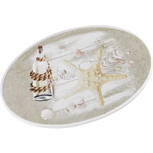 Venus sealife Posuda za sapun (Keramika, Bež-bijele boje)