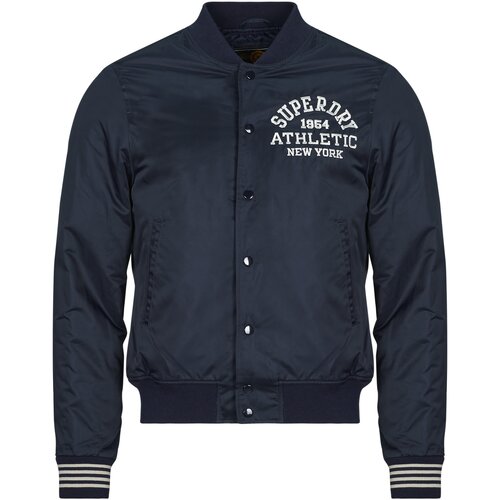 Superdry Jakne ATHLETIC VARSITY BOMBER Modra Slike